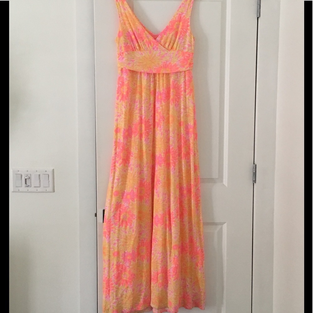 Lilly Pulitzer pink label maxi dress
